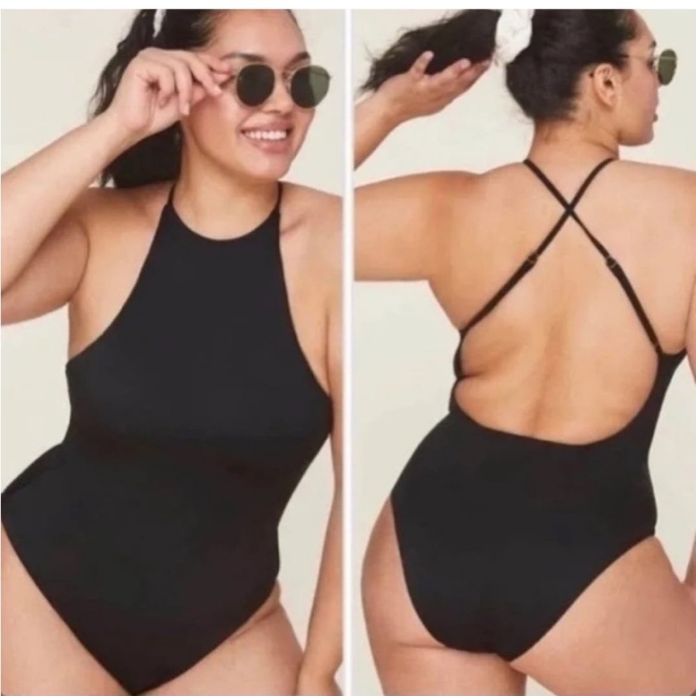 NWT Andie Swim Black S, M, XL The Asbury One Piece Swimsuit